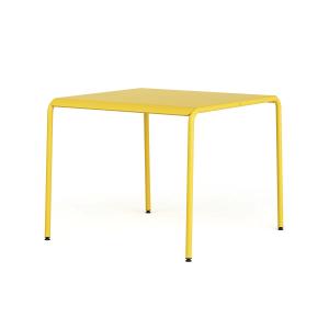 TipToe - Panorama Table de jardin, 90 x 90 cm, sun yellow