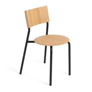TipToe - Chaise SSD, chêne / noir graphite
