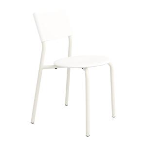 TipToe - Chaise SSDr, plastique recyclé / acier, blanc crèm…