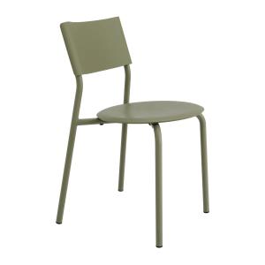 TipToe - Chaise SSDr, plastique recyclé / acier, vert kaki