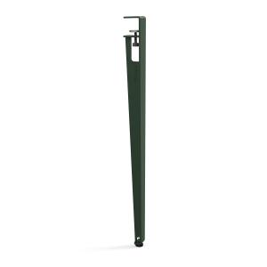 TipToe - Pied de table pour l'extérieur, 75 cm, vert forêt