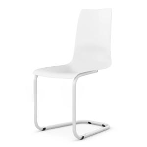 Tojo - Chaise cantilever, blanche
