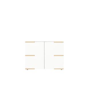Tojo - Stau Sideboard low, 100 x 75 cm, blanc