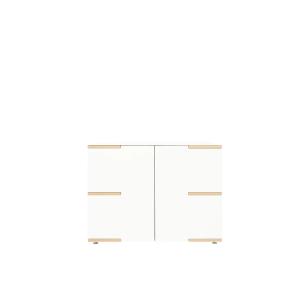 Tojo - Stau Sideboard low, 100 x 75 cm, blanc