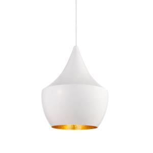 Tom Dixon - Suspension lumineuse Beat Light Fat, blanc