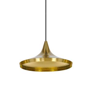 Tom Dixon - Beat Wide LED Lampe à suspendre, laiton