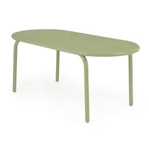 Tom Dixon - Groove Table de jardin, 186 x 86 cm, vert mousse