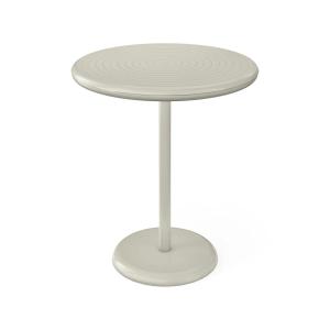 Tom Dixon - Groove Round Table de jardin, Ø 69,7 cm, putty