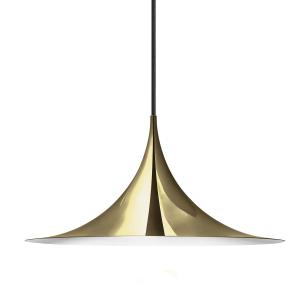 Gubi - Semi Lampe suspendue, Ø 47 cm, laiton