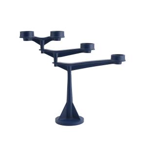 Tom Dixon - Spin Bougeoir de table Mini, bleu