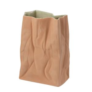 Rosenthal - Vase sac en papier, 28 cm, marron clair