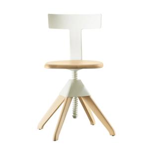 Magis - Chaise Tuffy The Wild Bunch, hêtre naturel/blanc (1…
