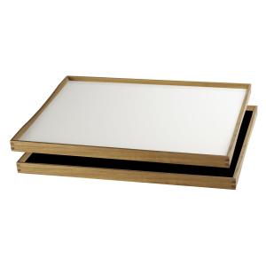 ArchitectMade - Tablett Turning Tray , 38 x 51 cm, noir / b…