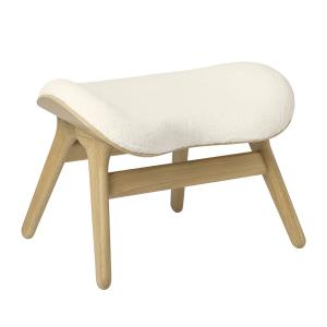 UMAGE - A Conversation Piece Ottoman, Chêne / Teddy blanc