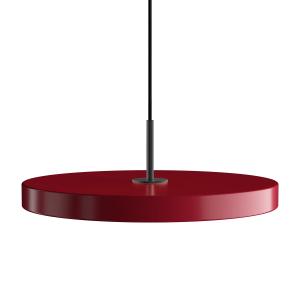 UMAGE - Asteria Suspension à LED, noir / ruby red