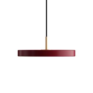 UMAGE - Asteria Mini lampe LED suspendue, laiton / ruby red