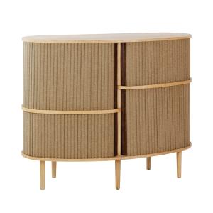 UMAGE - Audacious Highboard Commode, chêne naturel / sugar…