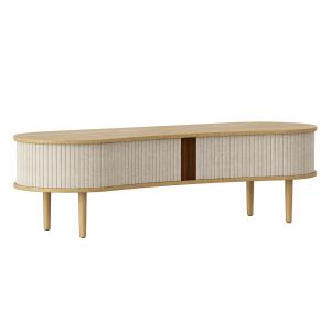 UMAGE - Audacious Banc TV, chêne naturel / white sands