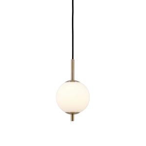 UMAGE - Audrey 1 LED Lampe suspendue, laiton / verre opale