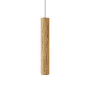 UMAGE - LA LAMPE Chimes Suspension LED, Ø 3 x 22 cm, chêne