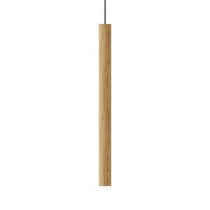 UMAGE - LA LAMPE Chimes Suspension LED, Ø 3 x 44 cm, chêne