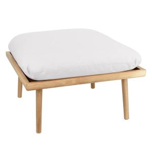 UMAGE - Lounge Around Shuffle Pouf, chêne naturel / sterlin…