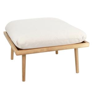 UMAGE - Lounge Around Shuffle Pouf, chêne naturel / white s…