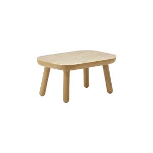 UMAGE - Paff Table d'appoint, basse, chêne / travertin