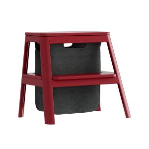 UMAGE - Échelle de tabouret Step it up, rouge rubis