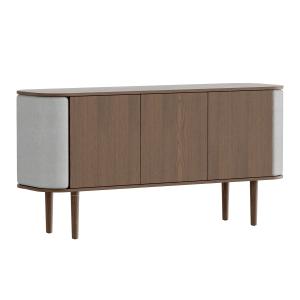 UMAGE - Treasures Sideboard avec 3 portes, chêne foncé / st…