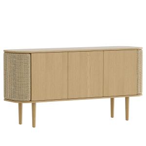 UMAGE - Treasures Sideboard avec 3 portes, chêne / tressage…
