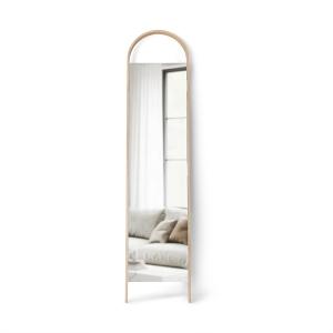 Umbra - Bellwood Miroir sur pied avec cadre en bois, naturel