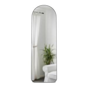 Umbra - Hubba Miroir d'appui, 157 x 51 cm, titane