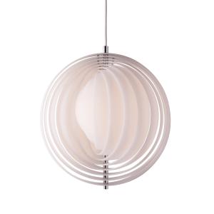 Verpan - Moon Opal Lampe suspendue, Ø 34 cm, blanc opalin