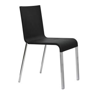 Vitra - .03 Chaise empilable, revêtement époxy argent lisse…