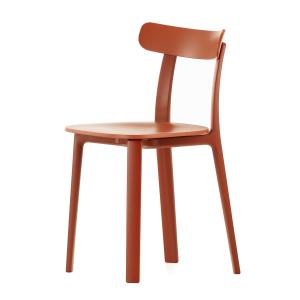 Vitra - All Plastic Chair brique, patins en feutre