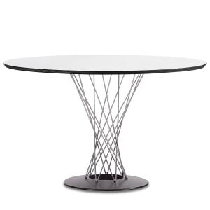 Vitra - Dining Table par Isamu Noguchi, Ø 121 cm, blanc / c…