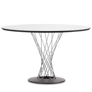 Vitra - Dining Table par Isamu Noguchi, Ø 121 cm, blanc / c…