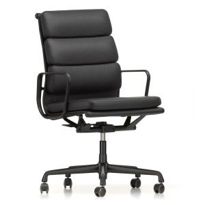 Vitra - EA 219 Soft Pad chaise de bureau revêtue noir profo…