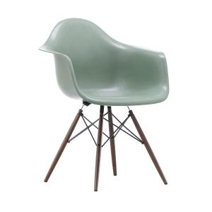 Vitra - Fauteuil eames en fibre de verre daw, érable foncé…