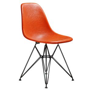 Vitra - Side Chair Eames en fibre de verre DSR, basic dark…