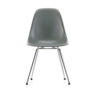 Vitra - Side Chair Eames en fibre de verre DSR, chromé / Ea…