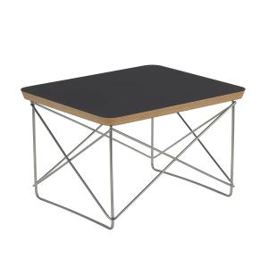 Vitra - Eames Occasional Table LTR , HPL noir / acier inoxy…