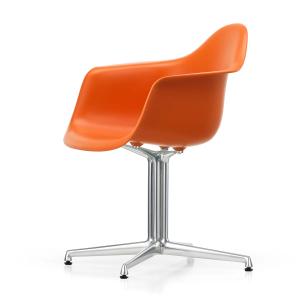 Vitra - Eames Plastic Armchair DAL RE, poli / orange rouill…