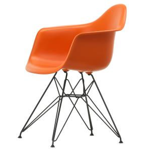 Vitra - Eames Plastic Armchair DAR RE, basic dark / orange…
