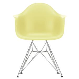 Vitra - Eames Plastic Armchair DAR RE, chromé / citron (pat…