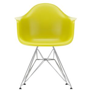 Vitra - Eames Plastic Armchair DAR RE, chromé / moutarde (p…