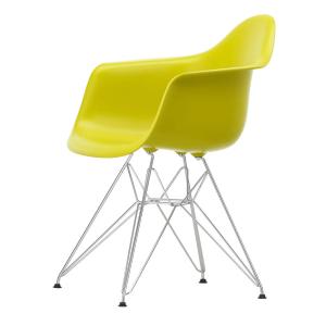 Vitra - Eames Plastic Armchair DAR RE, chromé / moutarde (p…
