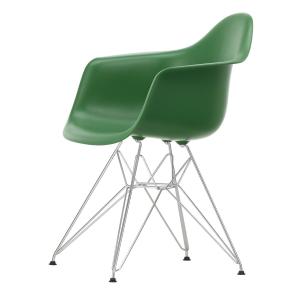 Vitra - Eames Plastic Armchair DAR RE, chromé / émeraude (p…