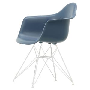 Vitra - Eames Plastic Armchair DAR RE, blanc / bleu mer (pa…